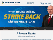 Tablet Screenshot of mcnelislaw.com
